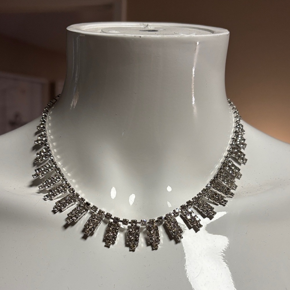 Vintage Crystal choker Necklace